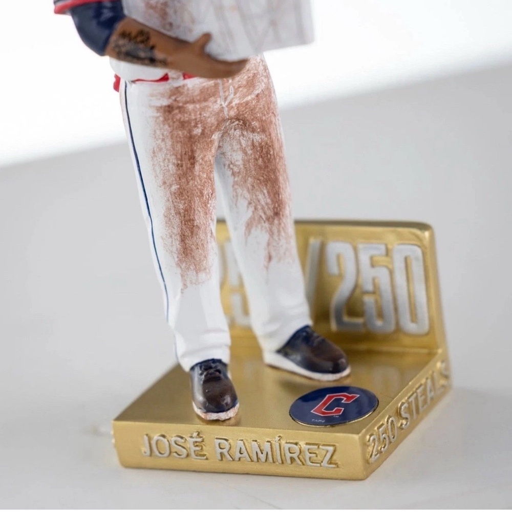 PRESALE Cleveland Guardians Jose Ramirez 250 Steals/250 HR Limited Bobblehead - Picture 3 of 4